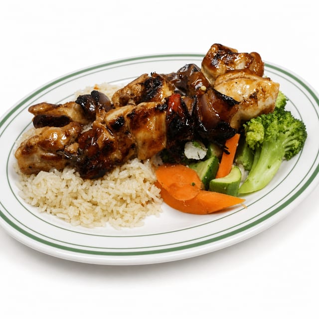 Teriyaki Chicken Kabobs.
