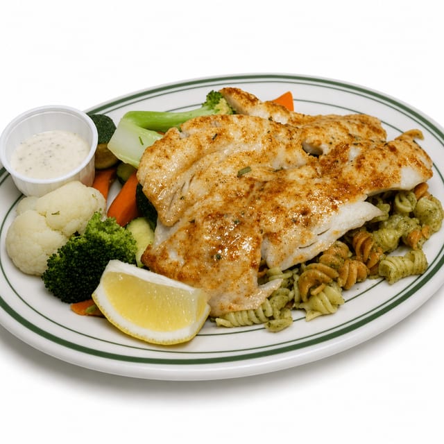 Broiled Rock Cod.